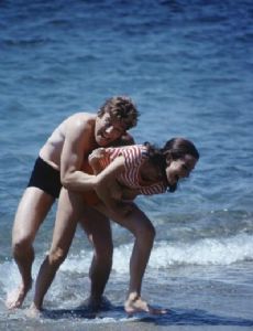 Audrey Hepburn and Albert Finney