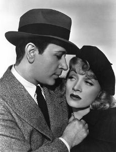 George Raft and Marlene Dietrich