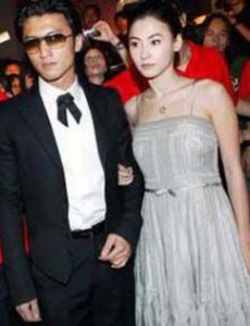 Nicholas Tse and Cecilia Cheung