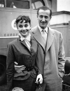 James Hanson and Audrey Hepburn