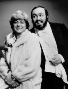 Luciano Pavarotti and Adua Veroni
