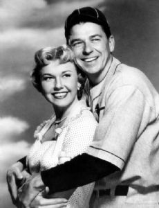 Doris Day and Ronald Reagan