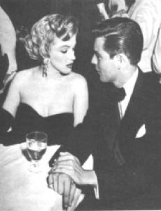 Marilyn Monroe and Robert Wagner