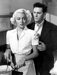 John Garfield and Lana Turner