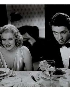 Jimmy Stewart and Jean Harlow