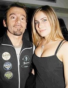 Max Biaggi and Eleonora Pedron