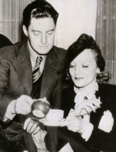 Marlene Dietrich and Robert Donat
