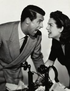 Cary Grant and Rosalind Russell