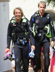 Magdalena Neuner and Franz Perwein