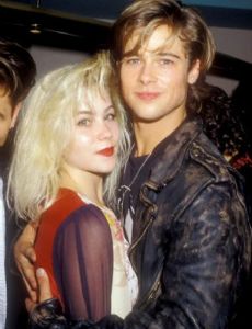 Christina Applegate and Brad Pitt