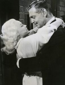 Mamie Van Doren and Clark Gable