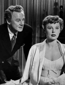 Barbara Britton and Robert Stack