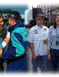 Kimi Räikkönen and Hanna Raivisto