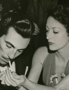 Joan Crawford and Cesar Romero