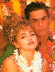 Madonna and Kaipo Guerrero