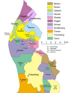 Municipalities of Liechtenstein