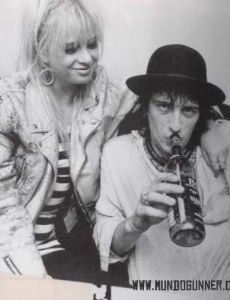 Izzy Stradlin and Annica Kreuter