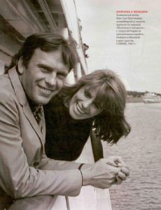 Jean-Louis Trintignant and Nadine Marquand