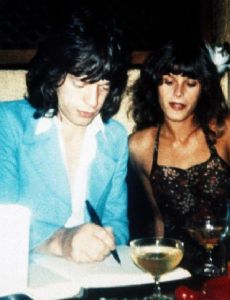 Uschi Obermaier and Mick Jagger