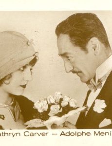 Adolphe Menjou and Kathryn Carver