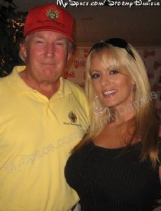 Stormy Daniels and Donald Trump