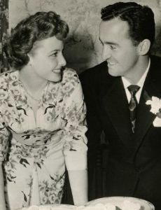 Laraine Day and Ray Hendricks