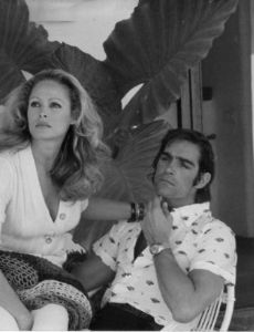 Ursula Andress and Fabio Testi
