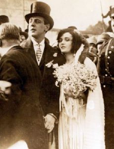 Pola Negri and Count eugene Dmabski