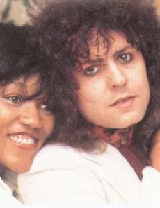 Marc Bolan and Gloria Jones