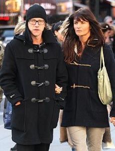 Helena Christensen and Paul Banks