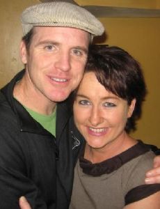 Greg Fitzsimmons and Erin Kovel