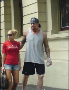 Mark Calaway and Michelle Mc.cool