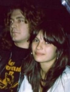 Robert Plant and Audrey Hamilton
