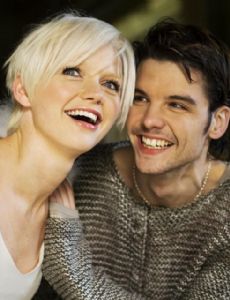 Hannah Spearritt and Andrew Lee potts