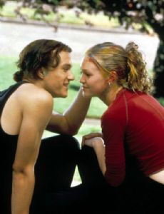 Julia Stiles and Heath Ledger