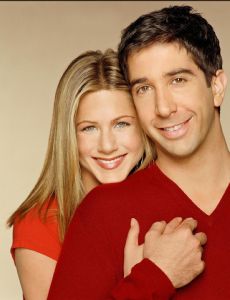 David Schwimmer and Jennifer Aniston