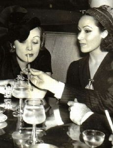 Dolores Del Rio and Marlene Dietrich