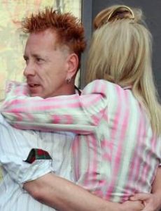 John Lydon and Nora Forster