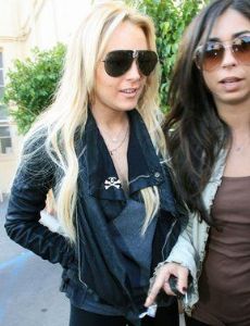 Courtenay Semel and Lindsay Lohan