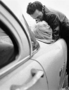 Joe Strummer and Gaby Salter