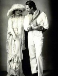 John Gilbert and Laurette Taylor