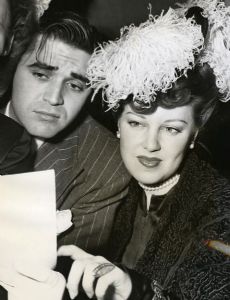 Fay McKenzie and Steve Cochran