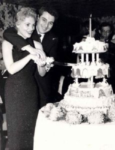 Sydney Chaplin and Judy Holliday