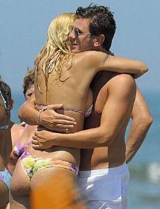 Davide Lippi and Michelle Hunziker