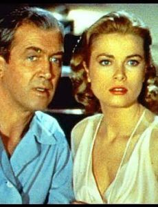 Jimmy Stewart and Grace Kelly