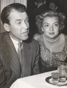 Jimmy Stewart and Myrna Dell