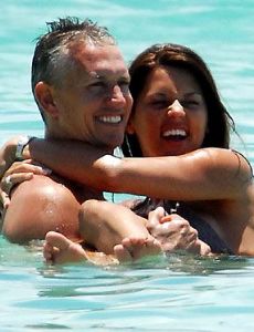 Danielle Bux and Gary Lineker