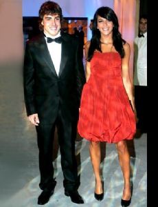 Fernando Alonso and Gabrijela Marin
