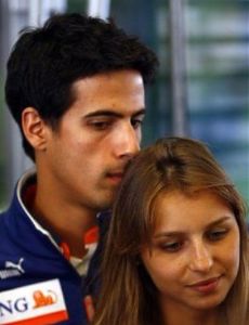 Lucas Di Grassi and Bianca Caloi