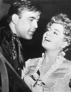 Scott Brady and Shelley Winters